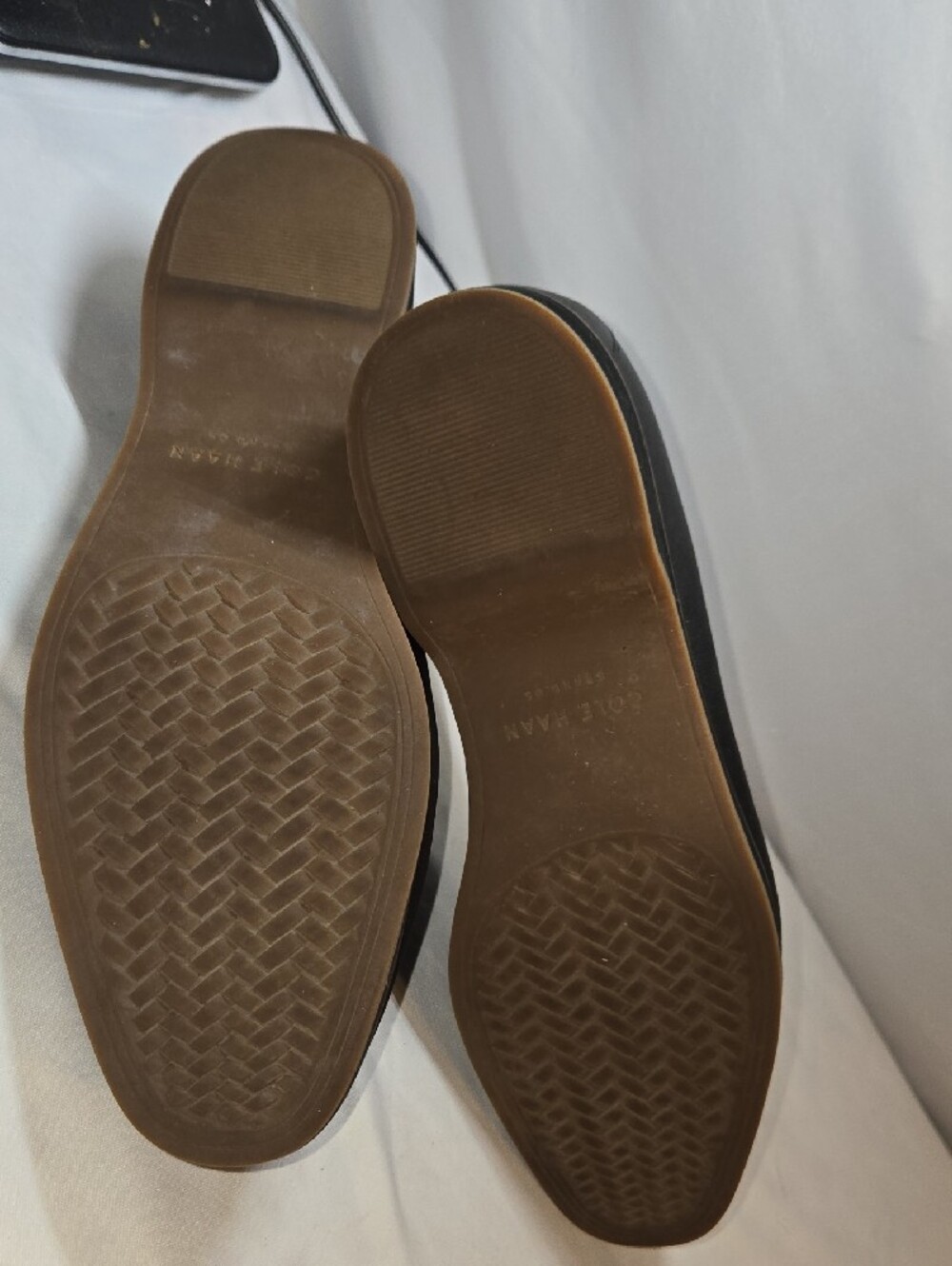 Cole Haan Black Leather Women’s Slip-On Loafers - Picture 7 of 8